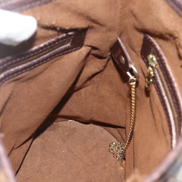 Authentic LOUIS VUITTON Damier Ebene Marais Shoulder Bag N42240 LV - Picture 8 of 16